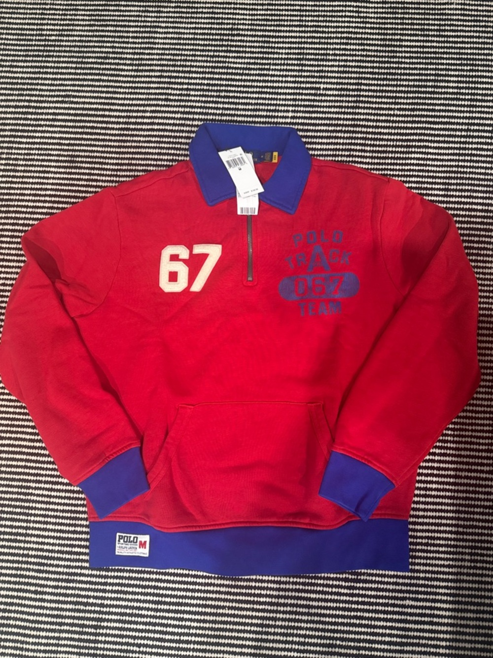 NWT Polo Ralph Lauren quarter zip Sweatshirt